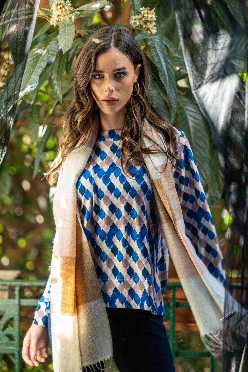 Blusa Stampata + Stola Country