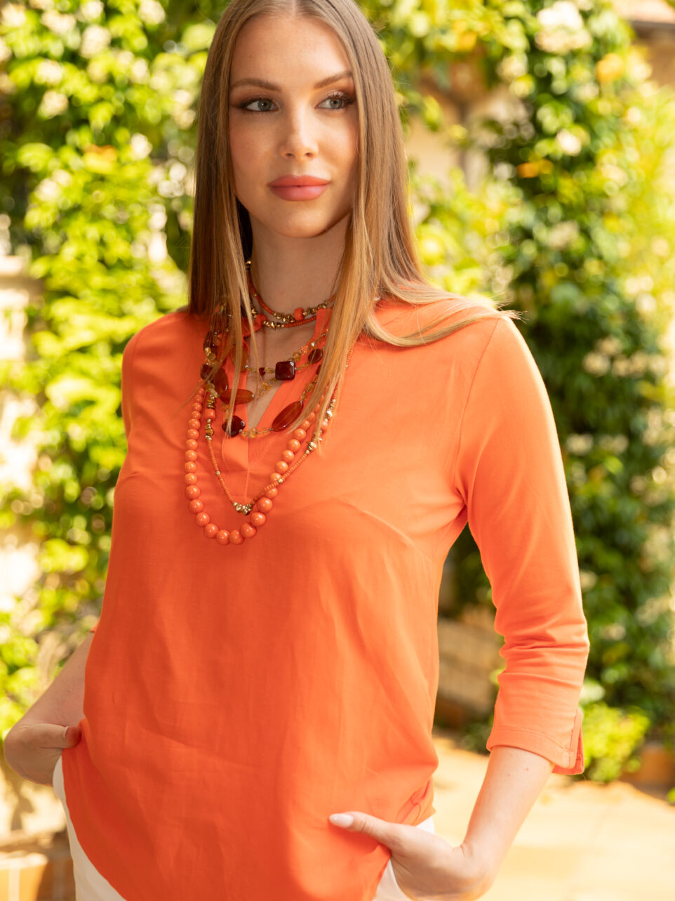 CAMICIA VISCOSA LINO